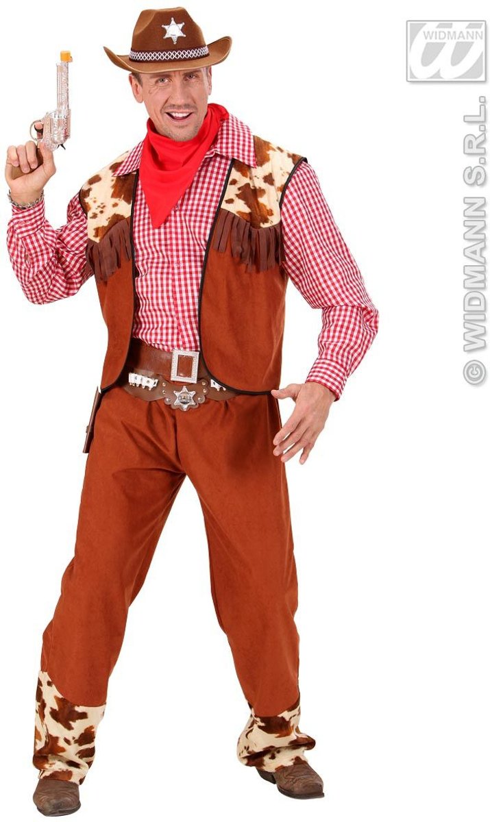 Cowboy & Cowgirl Kostuum | Cowboy Luxe Renegade Kostuum Man | Medium | Carnaval kostuum | Verkleedkleding